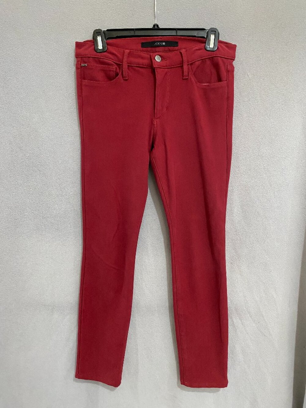 Joe’s Jeans The Skinny Red Burgundy Stretch Jeans Size 28 Made USA